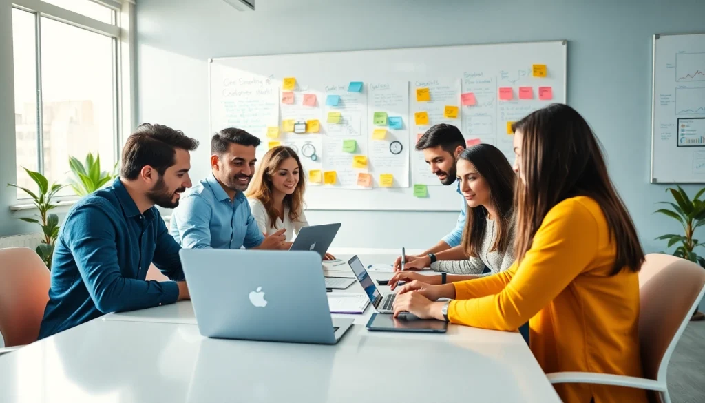 Executing unlimited WordPress tasks with a collaborative team in a modern workspace.