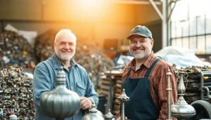 Schrotthandel Düsseldorf bietet effiziente Abholung von Metall- und Elektrogeräten.