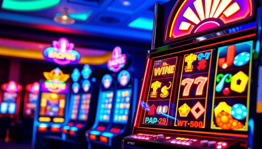 Menangkan dengan bro138 slot di mesin slot digital yang bersinar dan penuh warna.