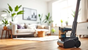 Explore the best cordless vacuum showcasing its ergonomic design in a modern living room.