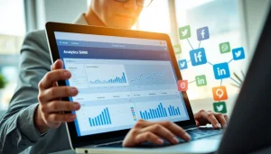 Optimize your strategy with key insights from an expert using an smm panel on a laptop.