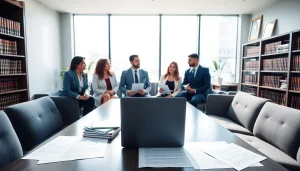 Attorneys collaborating in a professional environment at https://www.turnpikelaw.com, highlighting legal expertise.