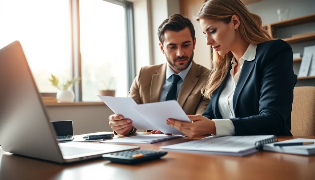 신용카드 현금화에 대해 전문적으로 상담하는 재무 상담사의 모습