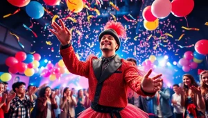 Engaging performance at https://tcspecialentertainment4u.com with vibrant colors and lively atmosphere.