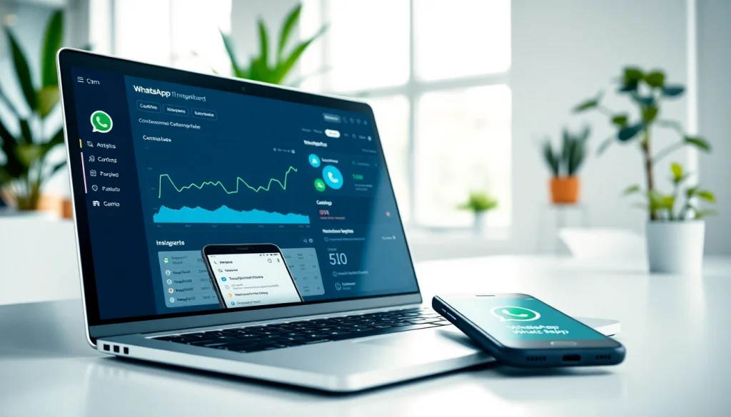 Explore What is a CRM for WhatsApp with a modern dashboard showcasing WhatsApp interactions and analytics.