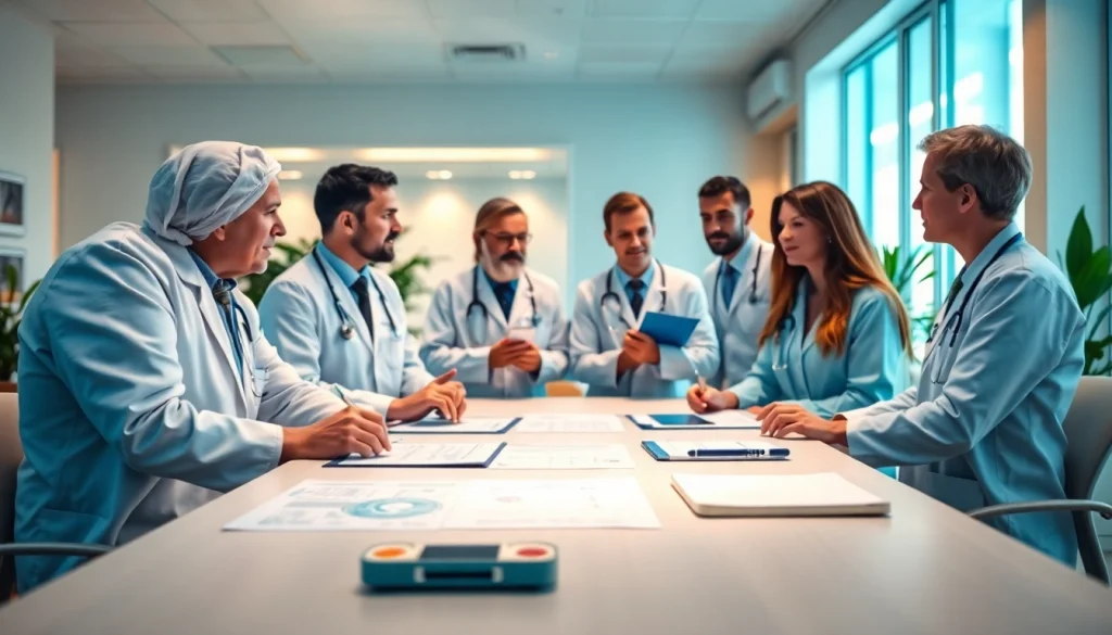 Collaborative healthcare meeting highlighting individual care at https://www.medexdtc.com for patient wellness.