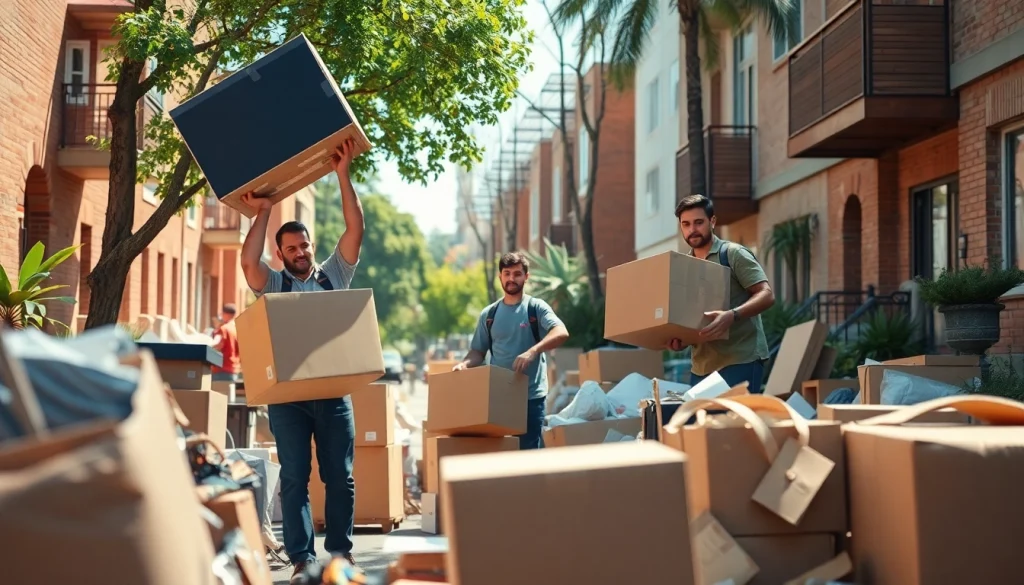 Clear junk removal process by https://myeasyjunkremoval.com enhancing urban cleanliness.