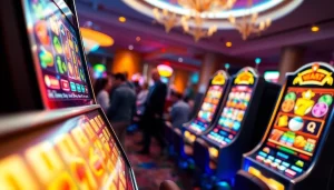 Menang bertaruh melalui petanitoto dengan suasana permainan slot yang menarik dan penuh warna.