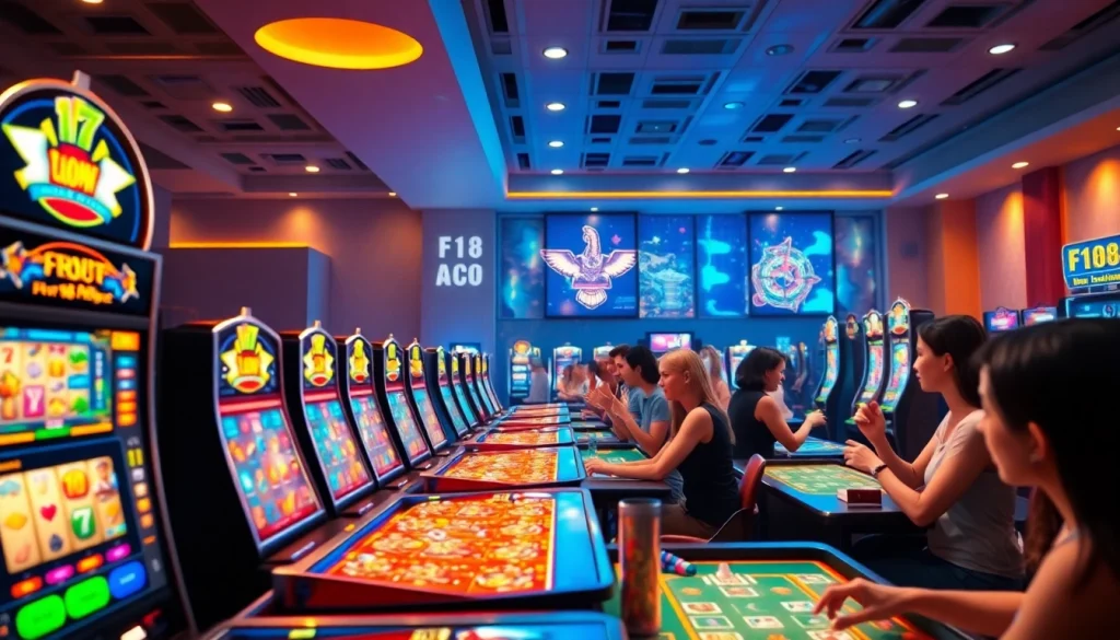 F168 online casino interface showcasing vibrant slots and engaging gameplay atmosphere.