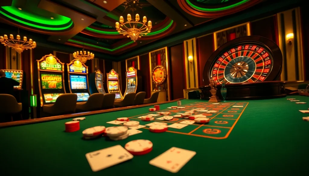 Experience the excitement of vb9 in a luxurious casino setting with lively gameplay and vibrant visuals.