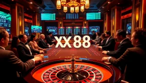 Experience the excitement at XX88's luxurious baccarat tables, where high stakes and professionalism blend seamlessly.