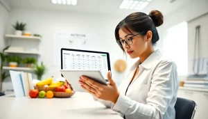 Using a calorie calculator to assess daily caloric needs and nutritional intake