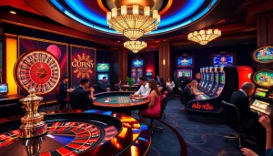 Experience luxury gaming as you tải 33win to join thrilling poker and roulette games at an elegant casino.