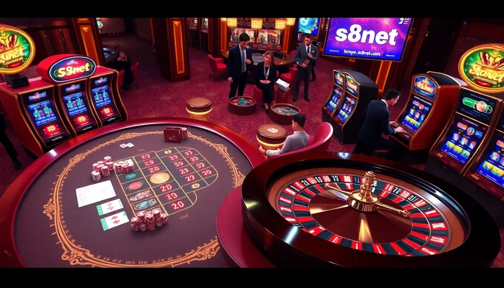 Experience the thrill of gambling at https://s8net.com/ with vibrant casino tables and exciting gameplay.