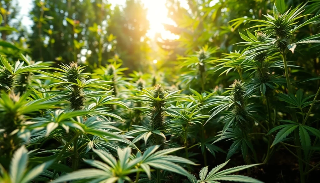 Examine cannabis legal espagne through a vibrant home garden showcasing healthy plants.