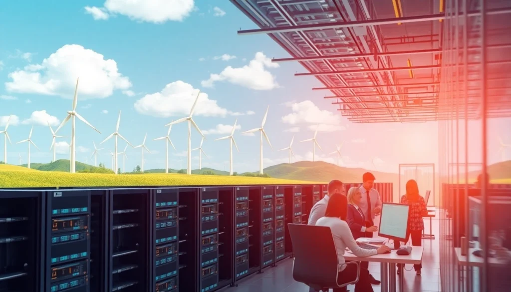 Advanced cloud crypto mining facility powered by renewable energy sources