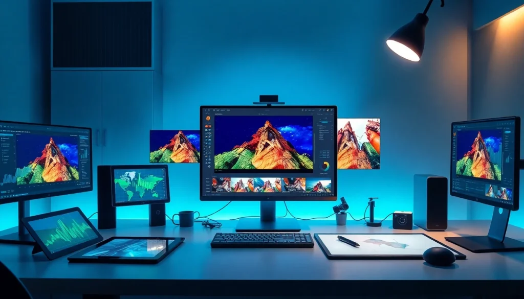 Experience the innovative nano banana pro AI image editor in a modern workspace.