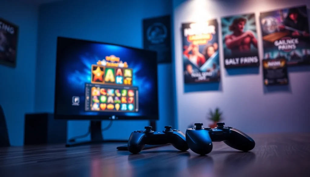 Engage with https://152.42.170.247 through an immersive gaming setup featuring a dual-monitor display.