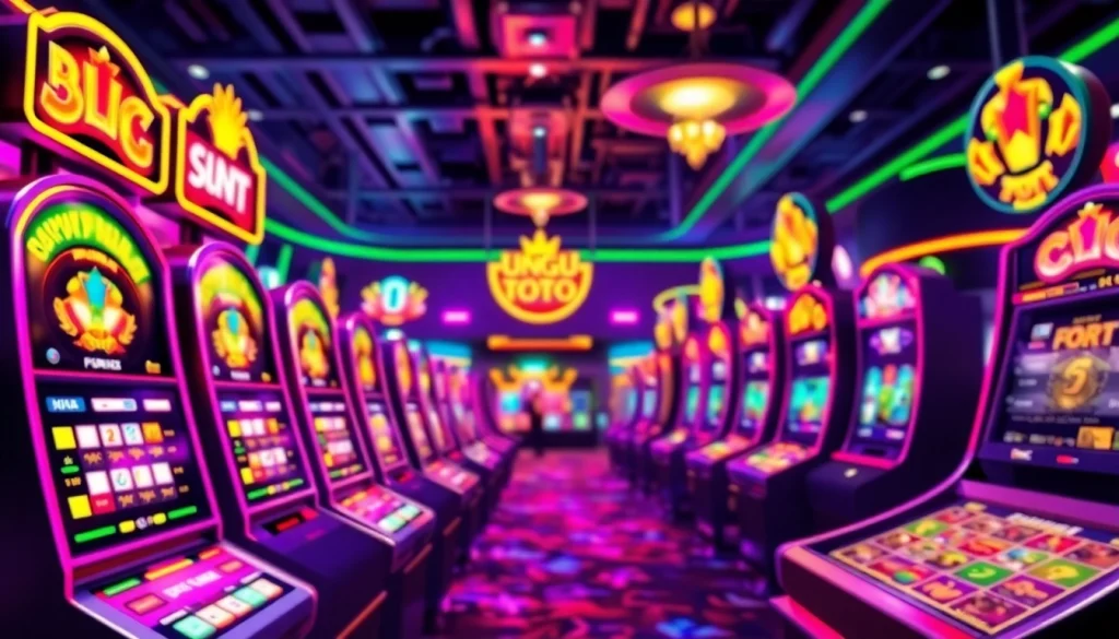 Menampilkan pengalaman bermain ungu toto yang menarik dengan elemen permainan yang berwarna-warni.