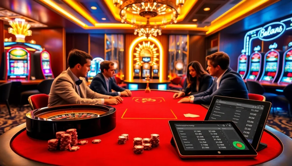 Players strategizing at a poker table, experiencing the thrill of gambling at https://rr88.wales/.