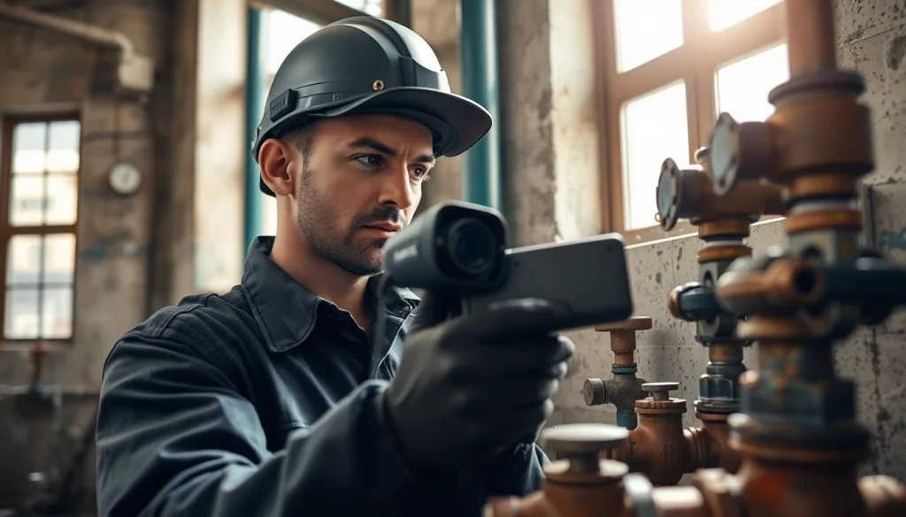 Expert technician performing Leak Detection Dumfries service using advanced techniques.