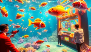 Engaging fish shooting game bắn cá đổi thưởng experience showcasing vibrant sea life and gameplay