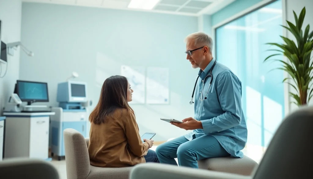 Engage with the digital health services of trevia.com in a modern healthcare setting.