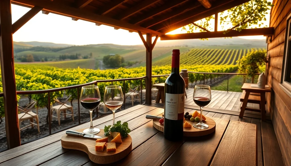 Enjoying a serene moment at Winery Sacramento with a stunning vineyard backdrop.