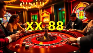 Players enjoying a thrilling game at XX 88 casino, showcasing exciting betting action.
