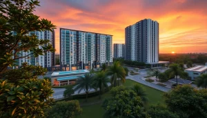 View of the luxury residential development at Tampines St 95 EC showcasing modern architecture.