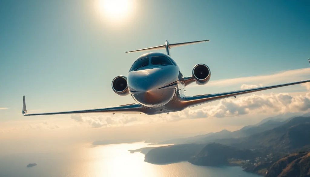 Fly in luxury with https://flymarquis.com aboard a modern private jet over stunning landscapes.