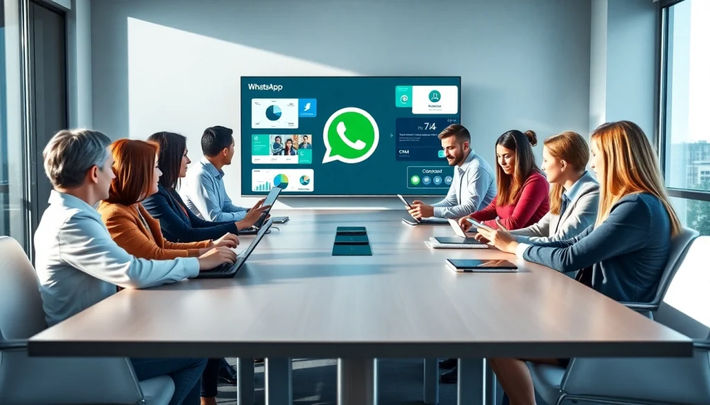 Understanding What is a CRM for WhatsApp in a collaborative business setting with professionals.