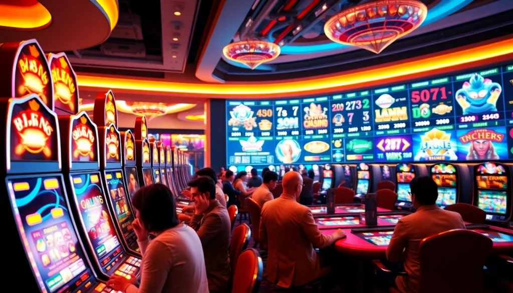 Experience the excitement at the best online casinos in Canada with vibrant gaming and lively atmosphere.