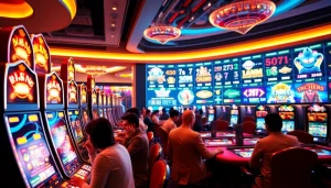 Experience the excitement at the best online casinos in Canada with vibrant gaming and lively atmosphere.