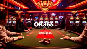 Experience the excitement and luxury of OK365 Trang chủ with engaging poker and slot games.