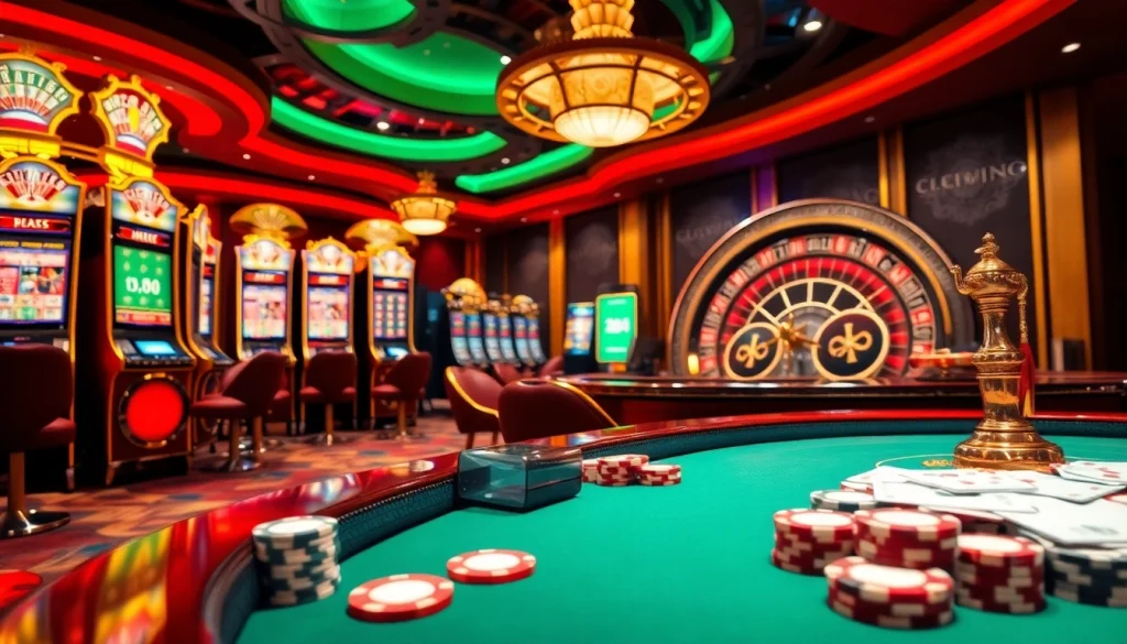 Engage in the excitement of gaming with trang chu lc88 featuring vibrant casino tables and thrilling action.