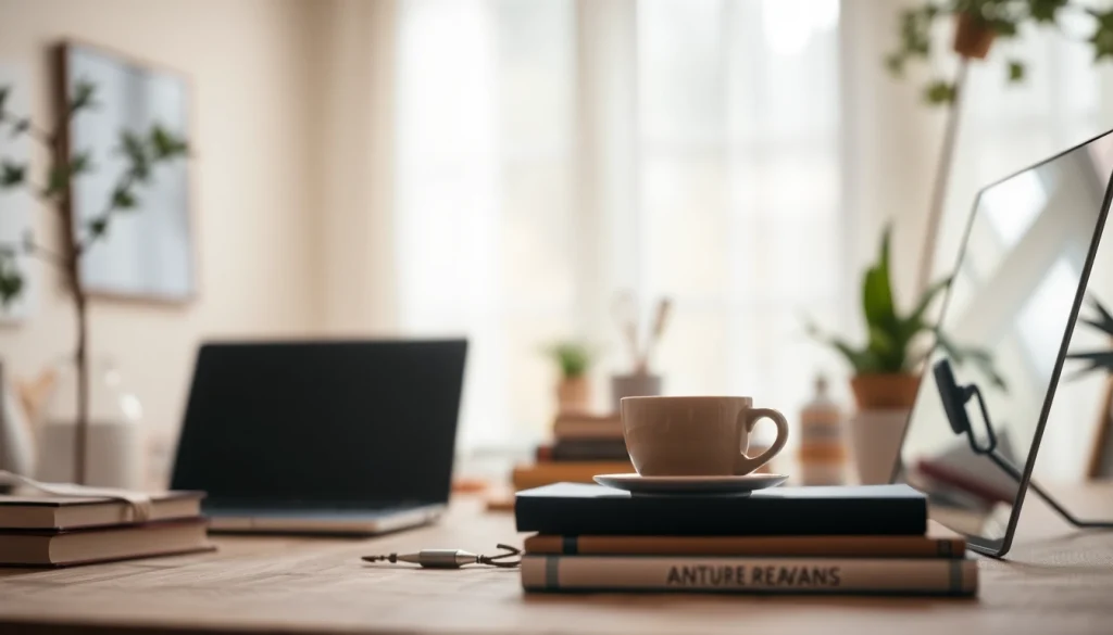 Engaging workspace featuring items related to tips from https://nugevonden.nl for an inspiring atmosphere.