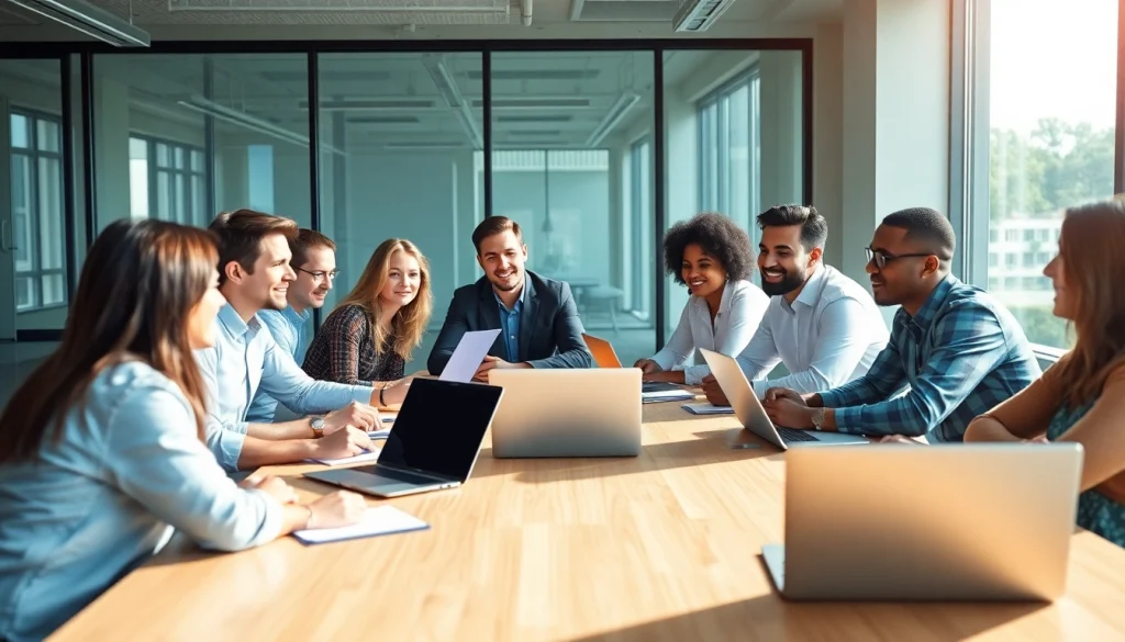 Engaging team collaboration at https://www.maeden.com/en, showcasing a digital marketing strategy session.