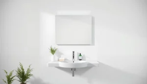 Illuminate your space with a sleek bathroom mirror with led light that enhances style and functionality.