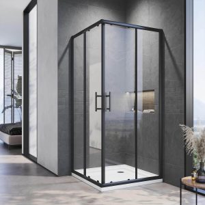Elegant-showers-Black-Framed-Corner-Rectangular-Shower-Enclosure-with-2-Sliding-Doors-closed_1500x