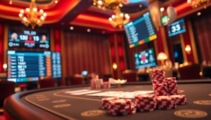 Experience the thrill of kèo nhà cái 5 with an exciting casino scene featuring poker and sports betting.