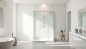 Erleben Sie die sonni Duschkabine 80x80 in einem modernen, stilvollen Badezimmer mit eleganten Details.