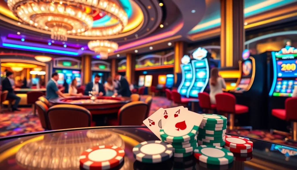 Players enjoying thrilling games at the 88i online casino, showcasing betting excitement.