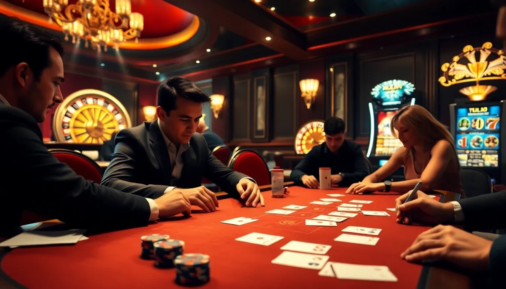 Experience thrilling high-stakes gaming at 7upbet with poker, roulette, and vibrant casino atmospheres.