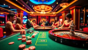 Experience the excitement of GG88 casino gaming with vibrant poker chips and elegant tables.