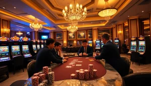 Experience the thrill of Clube VIP HHBET with luxurious gaming at a high-stakes casino table.