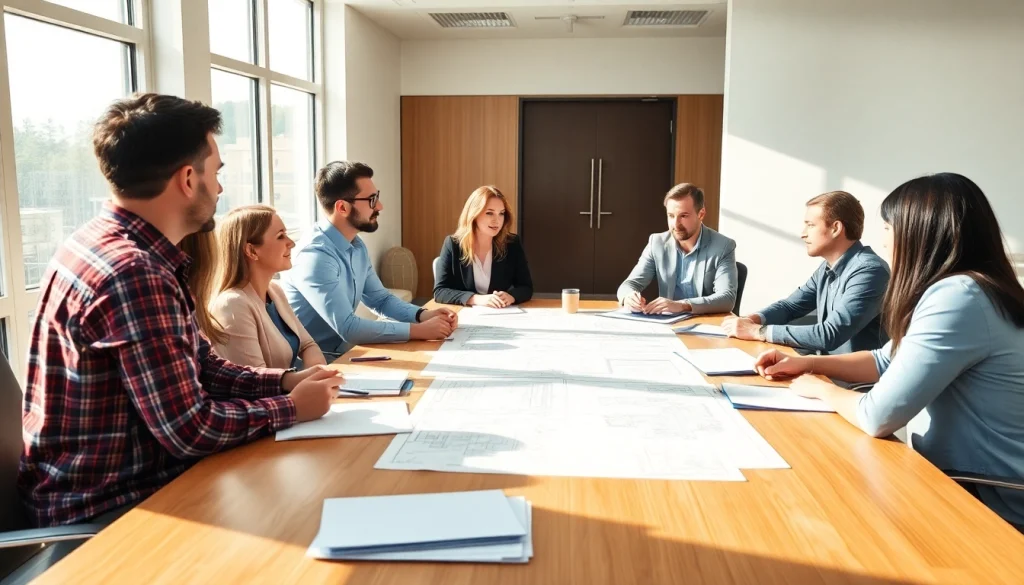 Engaging construction advocacy Colorado meeting with diverse participants discussing plans.