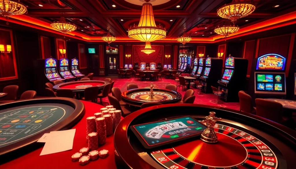 Experience thrilling online gambling at https://ok88.tech/ with vibrant casino visuals.