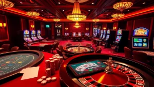 Experience thrilling online gambling at https://ok88.tech/ with vibrant casino visuals.