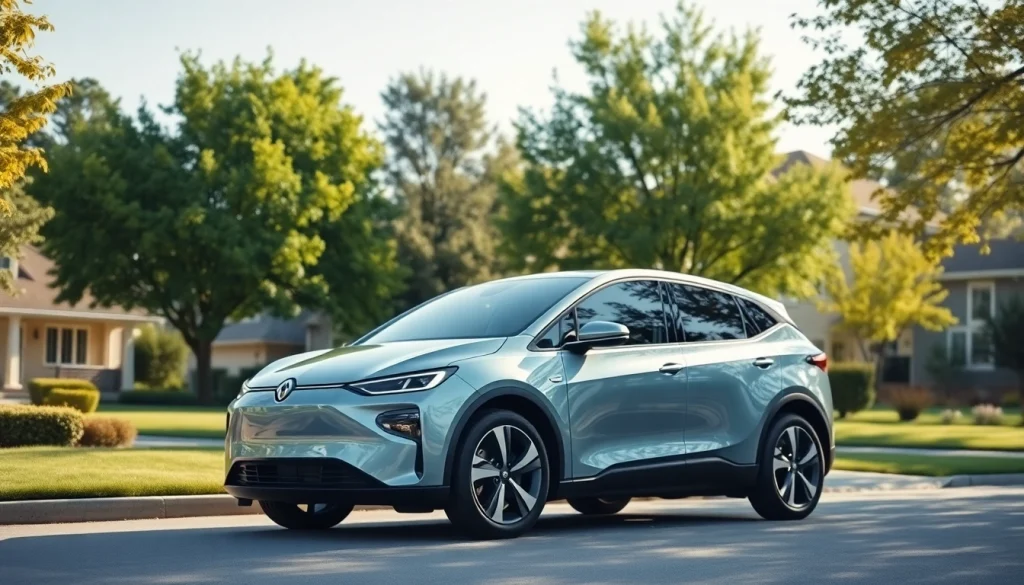 View of an electric vehicle demonstrating the benefits of an extended warranty for electric vehicles.